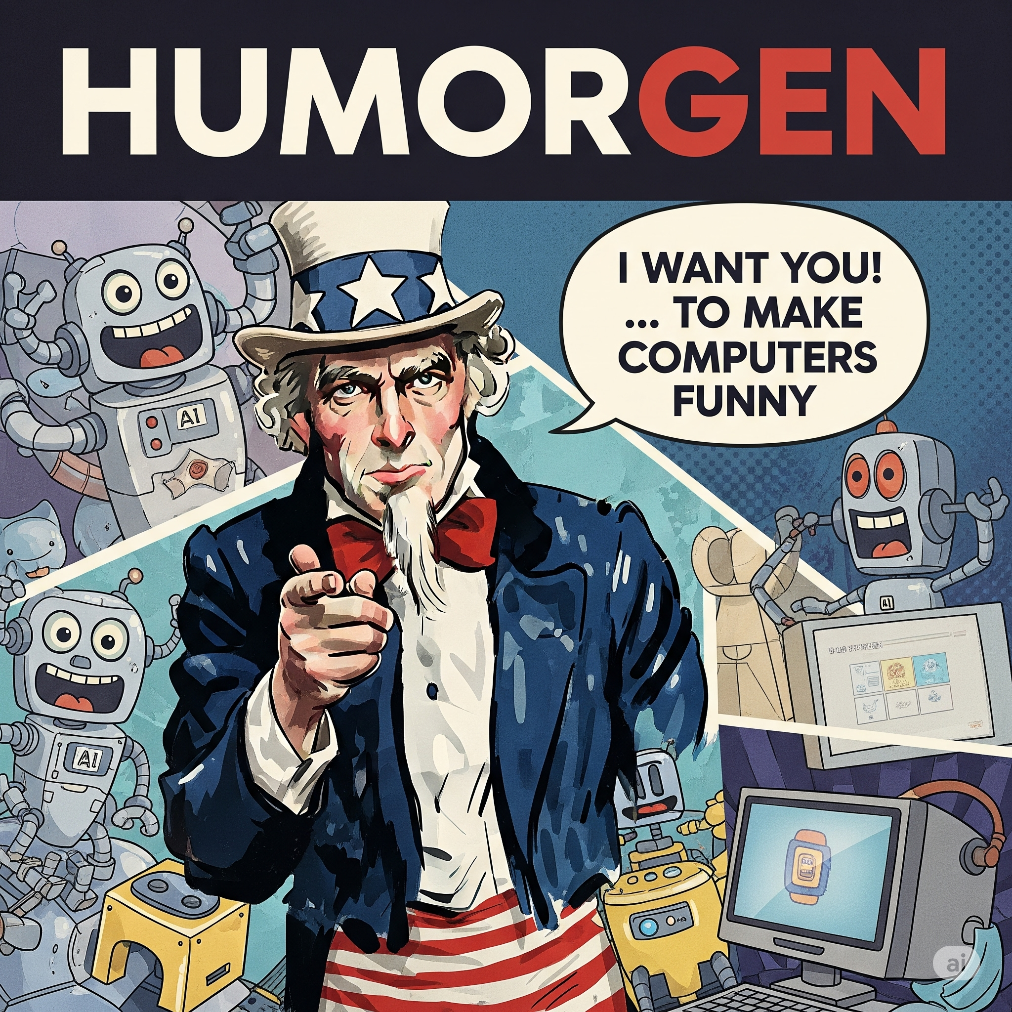 I want you to make computers funny poster