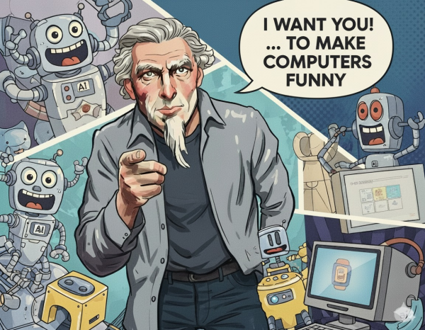 I want you! ... to make computers funny.